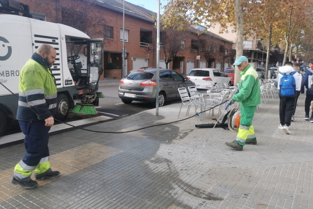 El servei de neteja viària samplia a la tarda