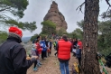 Participants a la 57a Pujada del Pessebre a la Castellassa . || CEDIDA