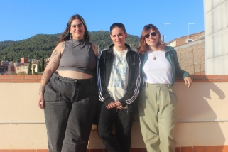 Gina Roche, Maria Bedson i Mireya Menchen, impulsores del Col·lectiu Aspàsia || J. CLAPÉS