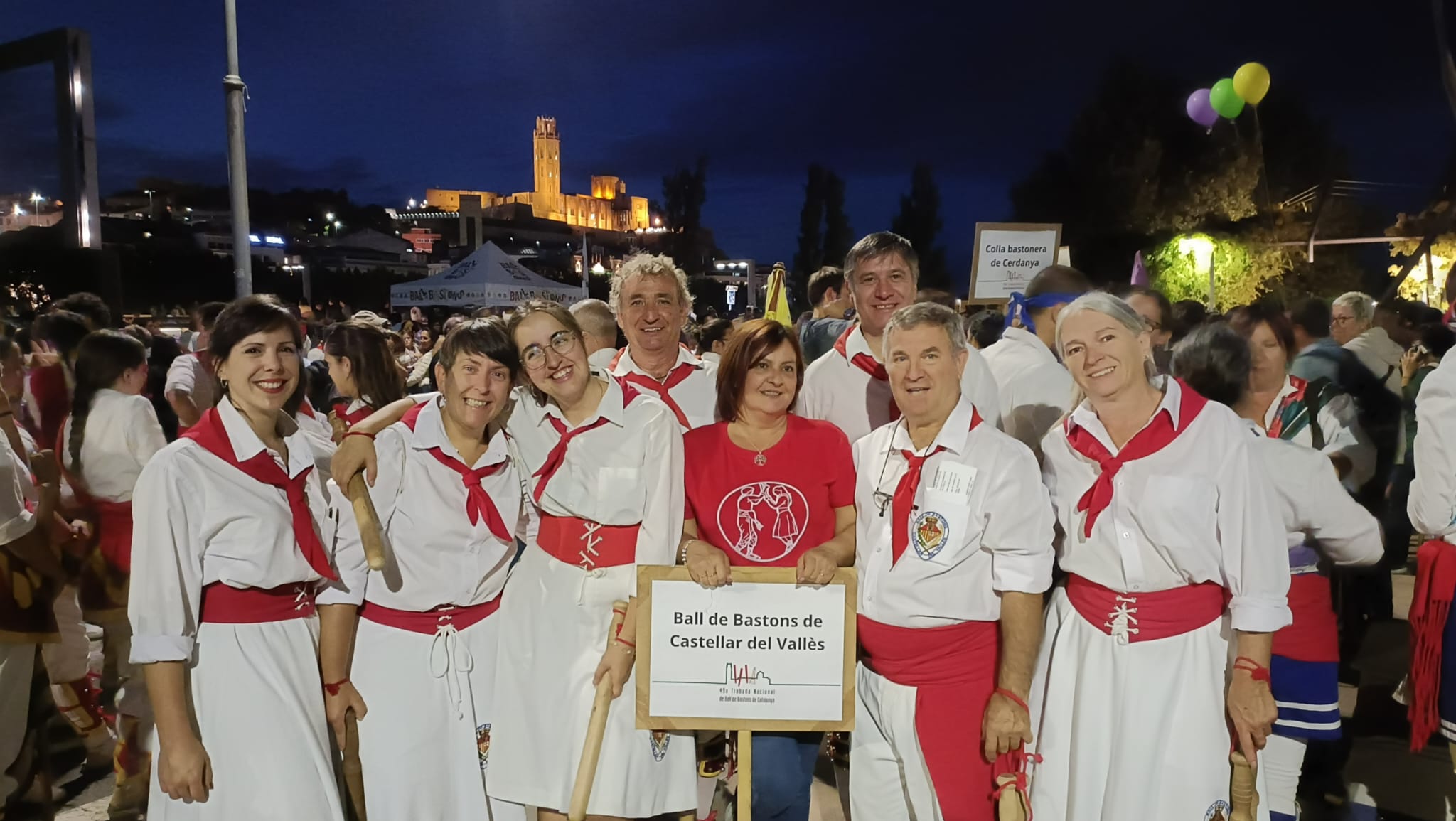 Els bastoners de Castellar, a Lleida. || CEDIDA