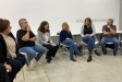 Marta Vilaret i Judith Juanhuix, de la candidatura Nova Esquerra Nacional, en la presentació a l'executiva i militants d'ERC Castellar - R.G.