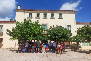 Imatge d’una visita a la Masia de Can Carner || Cedida