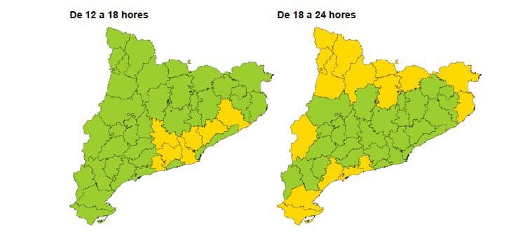 El vent serà moderat fins a les 18 hores