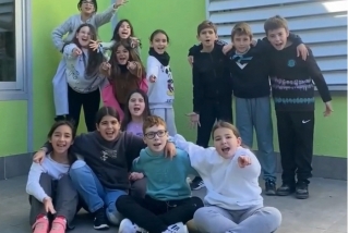 Imatge del vídeo promocional de la III Cursa Solidària i Inclusiva de l'IE Sant Esteve || Cedida