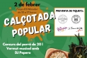 Cartell de la calçotada popular del 2 de febrer