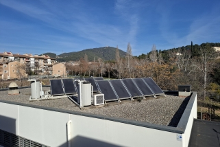 Instal·lació de plaques solars a l'IE Sant Esteve